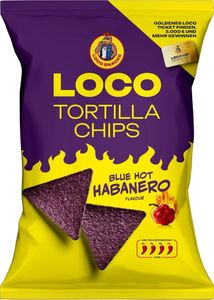 LOCO Tortilla Chips Blue Hot Habanero 100g LOCO Tortilla Chips Blue Hot Habanero 100g