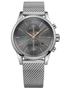 Hugo Boss 1513440 Jet Chronograph Pánské hodinky Chrono Date Silver