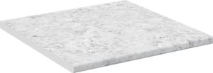 Vicco Küchenarbeitsplatte R-Line, 60 cm, Marmor Weiß