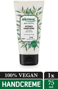 alkmene Handcreme mit Bio Olive - Intensiv Creme für sehr trockene Hände - vegane Hand Creme - Hautpflege 1x 75 ml