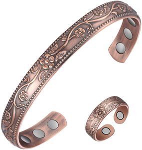 Kupfer Magnetische Armband für Männer Frauen Schmerzlinderung Manschette Armreif