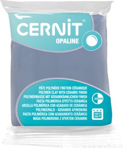 Cernit Polymer Clay Opaline Polymer-Ton Blue Grey 56 g