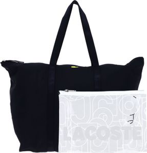 LACOSTE Shopper Schultertasche Shopping Bag Marine 166 Jaune Fluo blau LACOSTE Shopper Schultertasche Shopping Bag Marine 166 Jaune Fluo blau