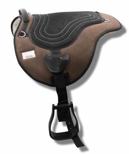 AMKA Soft Seat Bareback Pad Reitpad Reitkissen weich gepolstert mit Sattelgurt, Warmblut