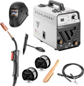 STAHLWERK Schweißgerät Mini FLUX 120 ST mit ARC | MMA-Funktion Vollausstattung STAHLWERK Schweißgerät Mini FLUX 120 ST mit ARC | MMA-Funktion Vollausstattung