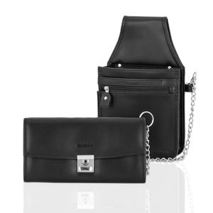 SWISSONA Set Kellnertasche inkl.Geldbeutel mit Kette gesichert, in schwarz SWISSONA Set Kellnertasche inkl.Geldbeutel mit Kette gesichert, in schwarz