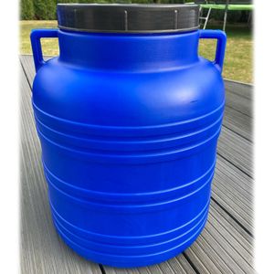 Weithalsfass 30 Liter Sauerkrautfas Regen Fass Gepäcktonne Camping blau