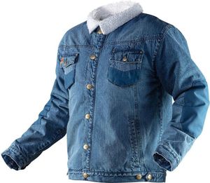 Zateplená džínová bunda DENIM, velikost XL