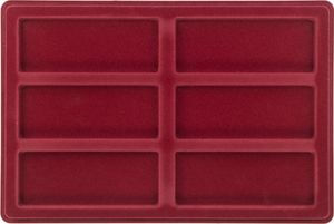 MC.Sammler Münzentableau Münztableau mit Schutzdeckel für 6 Münzen - 140mm x 55mm | Münzkoffer | Münzkassette | verschiedene Varianten zur Auswahl