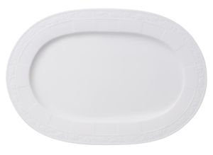 Villeroy & Boch White Pearl Platte oval 35cm (3) 10-4389-2960