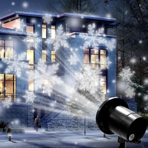 LED Laser Licht Projektor Beleuchtung Weihnachten Außen Xmas Garten Party Fluter