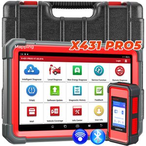 LAUNCH X431 PRO5 kfz Diagnosewerkzeuge Intelligente Topologie J2534 Programmiertool Bidirektionales Gerätetool mit Intelligent Box 3.0 Online-Codierung