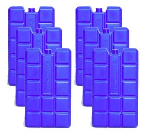 6 Stück NEMT 400 ml Kühlakkus Kühlelemente für Kühltasche oder Kühlbox bis 20 h Kühlpack Kühlakku