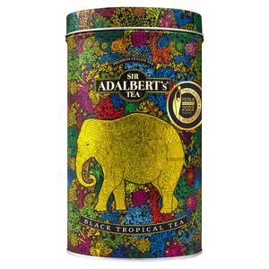 Adalbert's Tea Czarna herbata liściasta o smaku owoców tropikalnych 110 G