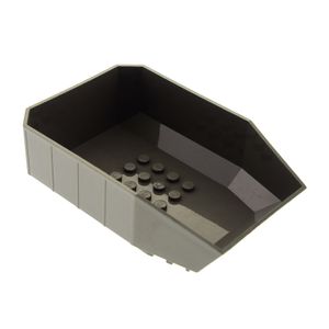 1x Lego Kipper Auflage alt-dunkel grau 12x8x3 Ladefläche Mulde 4970 4980 30300