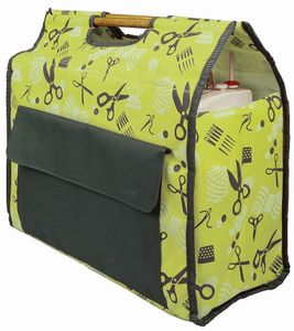 KLEIBER Nähmaschinentasche kiwi/grau