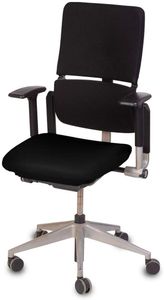 TexDeko Bezug für Bürostuhl - Husse für Bürodrehstuhl & Schreibtischstuhl, Chefsessel, Bürosessel „one Size fits All“ (schwarz)