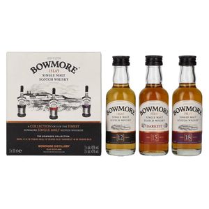 Bowmore The Bowmore Collection Tasting Set Islay Single Malt Scotch Whisky | 40 - 43 % vol | 3 x 0,05 l | insgesamt 0,15 l