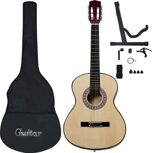 vidaXL 12.-tlg. Klassische Gitarre Set für Anfänger 4/4 39"