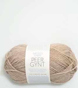 Sandnes Peer Gynt 50g Hellbeige meliert 3021