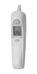 Sanitas Fieberthermometer Ohr inkl. 10 Schutzkappen SFT 53 digital Thermometer