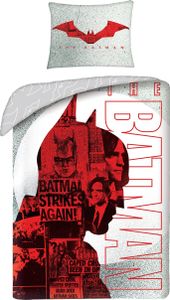 Halantex Batman Bettwäsche, 140x200cm + 70x90cm, 100% Baumwolle