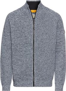 Camel Active Weste blau Regular Fit mit Reißverschluss