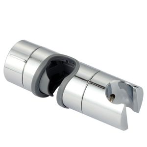INF Handbrausehalter für Brausestange 18-25 mm einstellbar ABS Silber