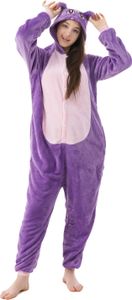 Katara 1744 -  Katze Sailor Moon Lila L (165-175cm), Jumpsuit, Onesie, Karneval, Overall, Party, Karnevals-Kostüm, Verkleidung zum Fasching, Schlafanzug, Hausanzug, Jogginganzug, Cosplay, Tierkostüm für Erwachsene