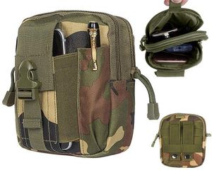 Outdoor Taktische Handy Gürteltasche Bauchtasche Armee Hüfttasche Sport camo-grün
