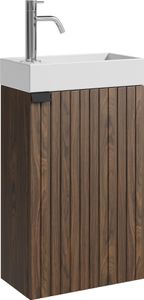WC Badmöbel Bosco 40x22 cm Walnuss - Schrank Waschbecken Badezimmer Toilette WC Badmöbel Bosco 40x22 cm Walnuss - Schrank Waschbecken Badezimmer Toilette