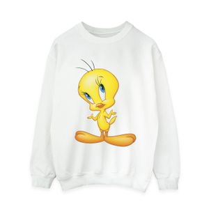Looney Tunes - "Tweety Standing" Sweatshirt für Damen BI24473 (XL) (Weiß)