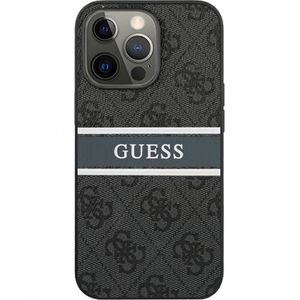 Guess 4G Printed Stripe – pouzdro na iPhone 13 Pro (šedé)