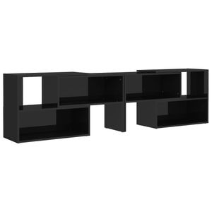 vidaXL TV-Schrank Hochglanz-Schwarz 149x30x52 cm Holzwerkstoff