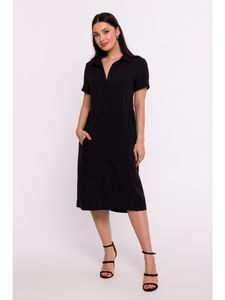 BeWear Hemdblusenkleid für Damen Zroc B282 schwarz M