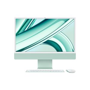 Apple iMac 24 2023 Grün M3 Chip mit 8-Core CPU 10-Core GPU und 16-Core Neutral Engine 24 512 GB Magic Keyboard mit Touch ID - Deutsch macOS 8 GB Gigabit Ethernet Magic Maus