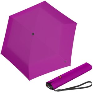 Knirps KNIRPS US.050 BERRY - lehký dámský skládací plochý deštník