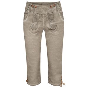 Jeans-Kniebundlederhose Nicole in Grau von Hangowear, Größe:32, Farbe:Grau