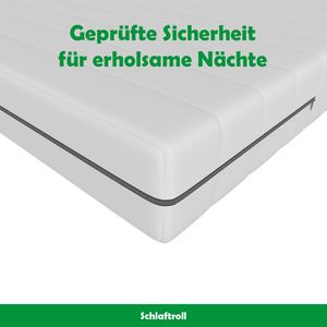 Matratze 70x200 H2 / H3 von erstklassiger Qualität, 7-Zonen Orthopädisch.