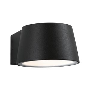 Paulmann LED vonkajšie nástenné svietidlo Capea čierne 9,6 x 5,6 cm teplá biela