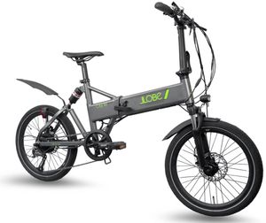 LLobe E-Bike 20" Alu Faltrad City III grau, Batterie 36V/10,4Ah, 7-Gang Shimano