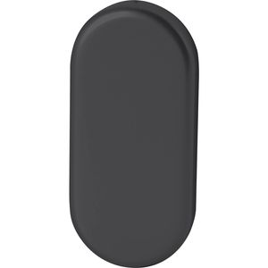 FSB Blindrosette (Abdeckung) oval, verdeckt geschraubt Rosette Alu schwarz matt