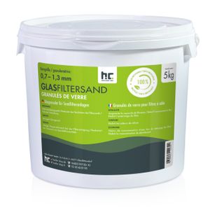 5 kg Spezial Glasgranulat für Sandfilteranlagen 0,7 - 1,3 mm Körnung