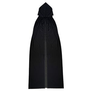 Oblique Unique Umhang schwarz Cape für Hexe Zauberer Kostüm Accessoire für Halloween Karneval Fasching Motto Party