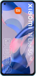 Xiaomi 11 Lite 5G NE 8G 128GB Handy 6,55" 64 Mpx 5G Smartphone Bubblegum Blue