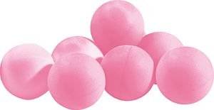 Sunflex Tischtennisbälle - 24 Bälle Pink |  Plastikbälle Non Celluloidbälle Trainingsbälle TT-Bälle Tischtennis Tabletennis TT