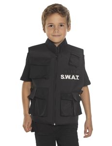Boland getarnte Swat kugelsichere Weste  junior schwarz Kostüme