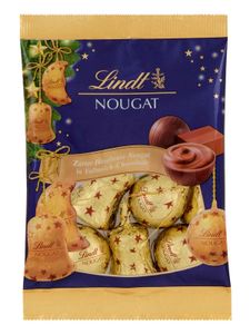Lindt Nougat Baumbehang Pralinen aus Vollmilchschokolade 100g