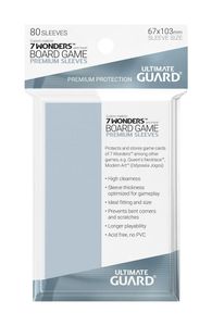 Ultimate Guard UG Premium Soft Sleeves für Brettspielkarten 7 Wonders (80 St.)