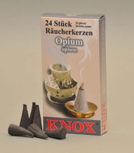 Knox Räucherkerzen - Opium 24 Stück